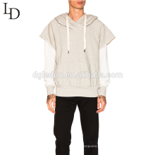 Neuer Entwurf grauer Kapuzensweatshirt-Männer Pullover Hoodie mit Tasche